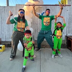TMNT teenage mutant ninja turtle - family costume!